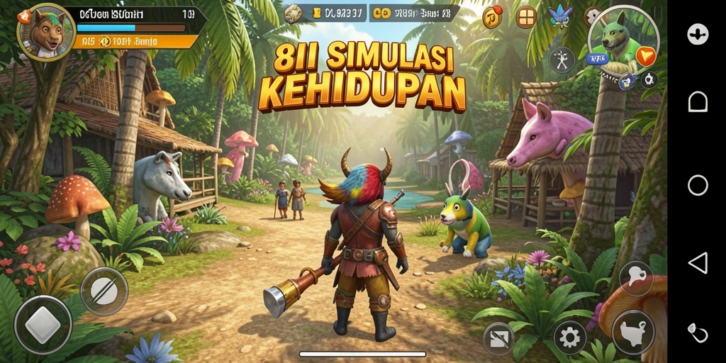 Gameplay 8II yang seru dengan interaksi antar karakter.