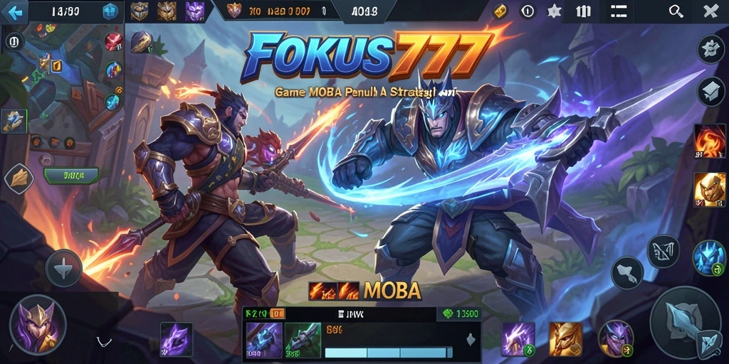 Tampilan aksi pertarungan seru dalam FOKUS777 di arena.