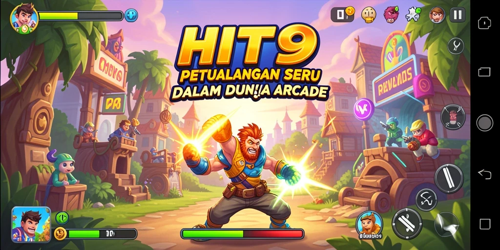 Tampilan gameplay seru dari HIT9 yang penuh tantangan.