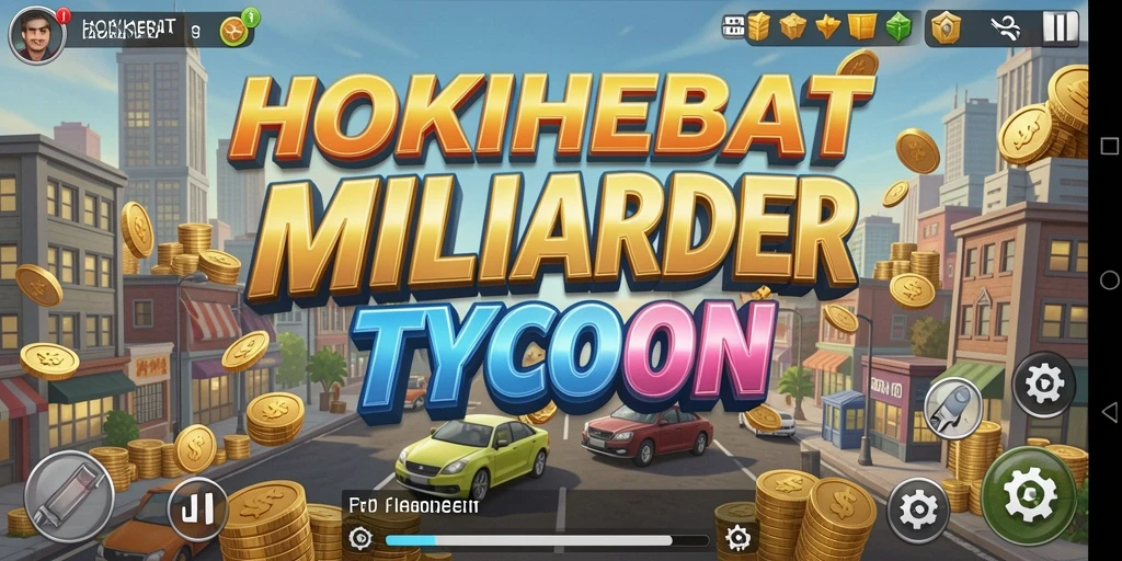 Tampilan gameplay HOKIHEBAT dengan grafis yang menarik.