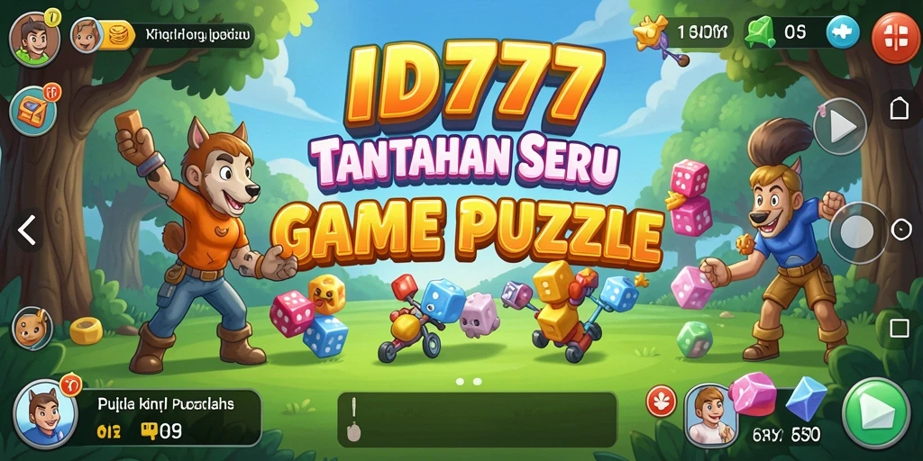 Menampilkan gameplay seru dari ID777 dengan berbagai tantangan puzzle.