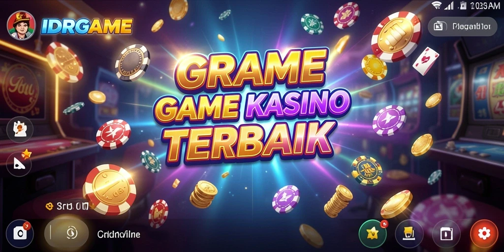 Tampilan gameplay seru di IDRGAME dengan berbagai permainan Kasino.