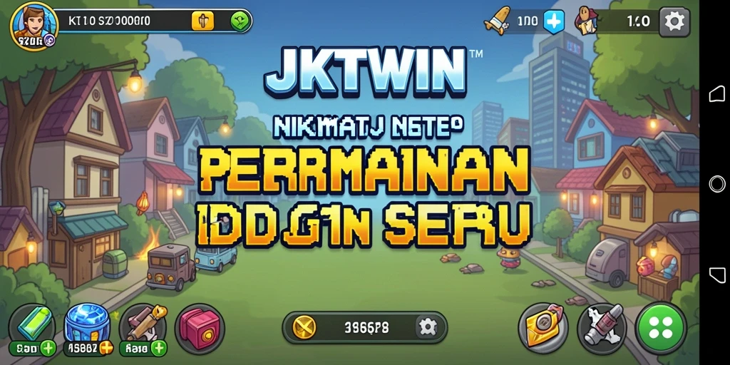 Tangkapan layar gameplay JKTWIN yang menunjukkan aksi Idle yang seru.