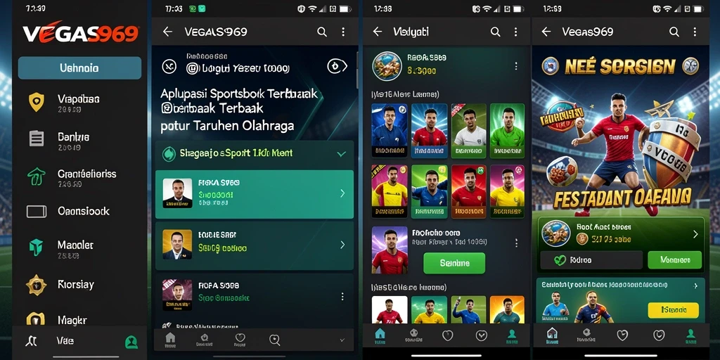 Tampilan menarik dari gameplay Sportsbook di VEGAS969.